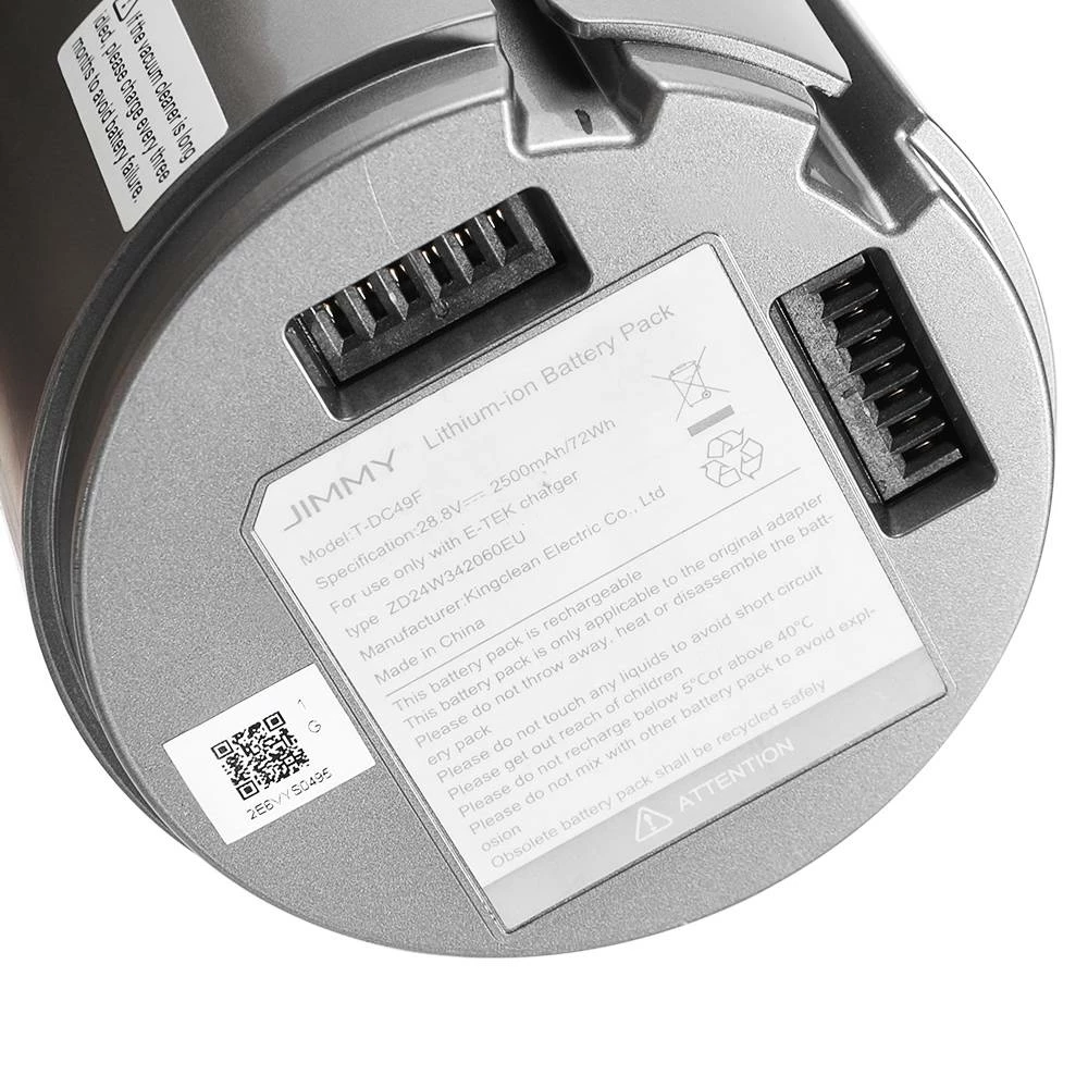 Original Battery Pack For JIMMY JV85 Pro Vacuum Cleaner - Gray - Image 5