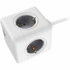 Cube multiplugs Silver Electronics 9522 E-BLOCK