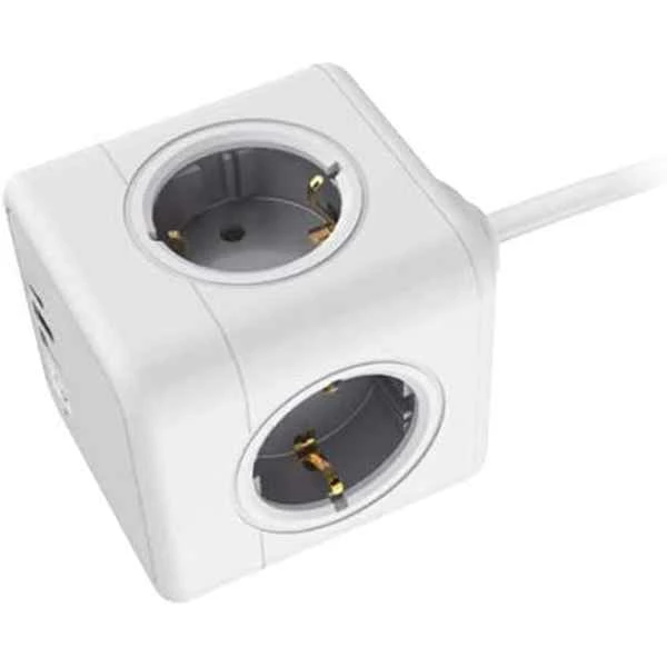 Cube multiplugs Silver Electronics 9522 E-BLOCK