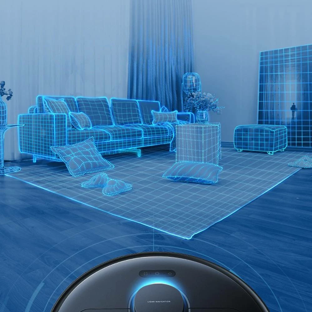 Dreame Bot L10 Pro Robot Vacuum Cleaner 4000Pa Suction 2 in 1 Vacuuming Mopping LDS Navigation 3D Obstacle Avoidance 5200mAh Battery 2.5h Runtime 270ml Electric Water Tank Smart APP Control - Black - Image 4