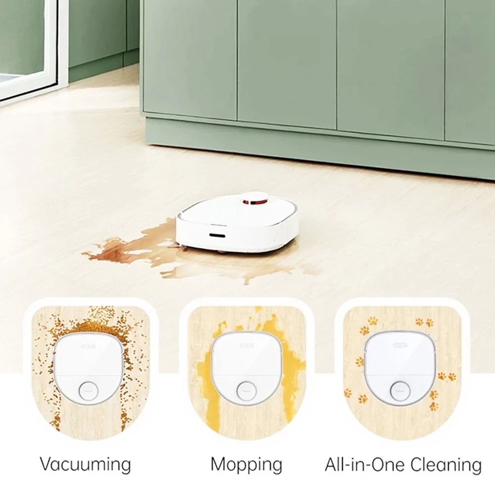 Dreame W10 4000Pa 4 in 1 Self-Cleaning Robot Vacuum Cleaner Sweeping Mopping Washing Drying with LiDAR Navigation - Image 4