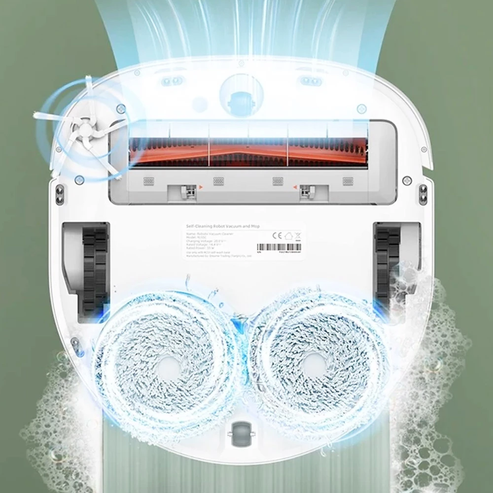 Dreame W10 4000Pa 4 in 1 Self-Cleaning Robot Vacuum Cleaner Sweeping Mopping Washing Drying with LiDAR Navigation - Image 5