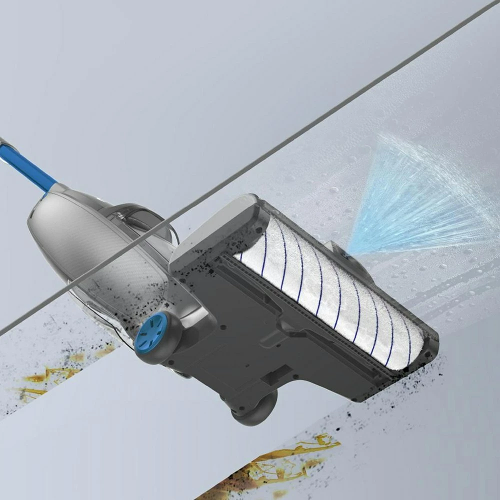 JIMMY PowerWash HW8 Cordless Wet Dry Smart Vacuum Cleaner Washer Instantly Dry One-Touch Self-Cleaning 7000Pa Suction 2500mAh Replaceable Battery 25Mins Run Time Detachable Clean/Dirty Water Tank LED Display - Blue - Image 5