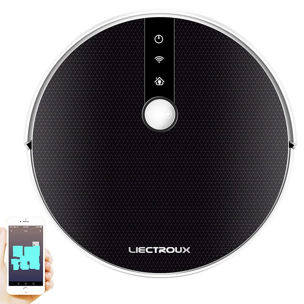 Liectroux C30B Robot Vacuum Cleaner 6000Pa Suction with AI Map Navigation Smart Partition WiFi App Electric Water Tank - Image 2