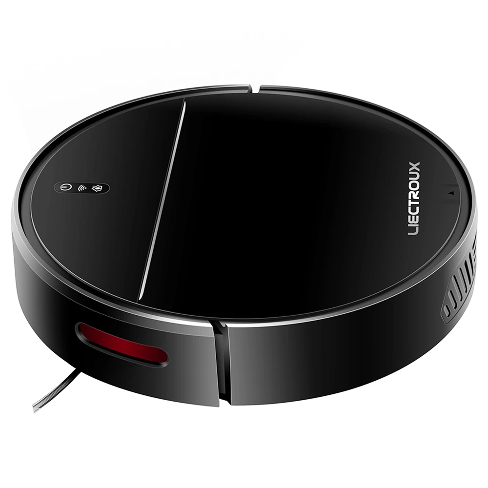 Liectroux M7S Pro Robot Vacuum Cleaner, 2D Map Navigation, 4400mAh Battery, Run 110mins, Dry and Wet Mopping - Black - Image 6