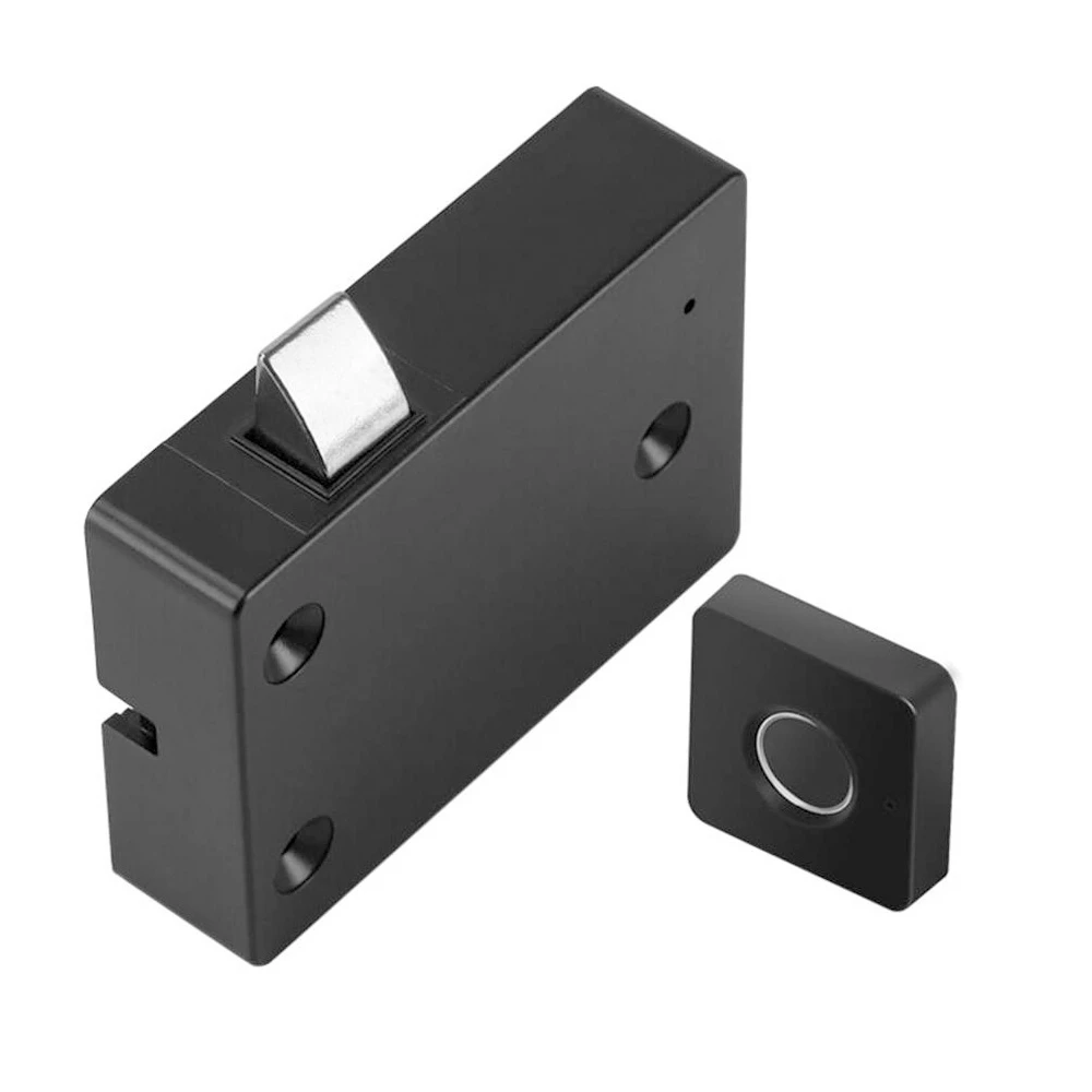 Portable Automatic Smart Fingerprint Electronic Lock Anti-theft Padlock Waterproof USB Charging Long Battery Life 360-degree Upgrade Chip 0.5s Recognition Luggage Suitcase Lock - Black - Image 2