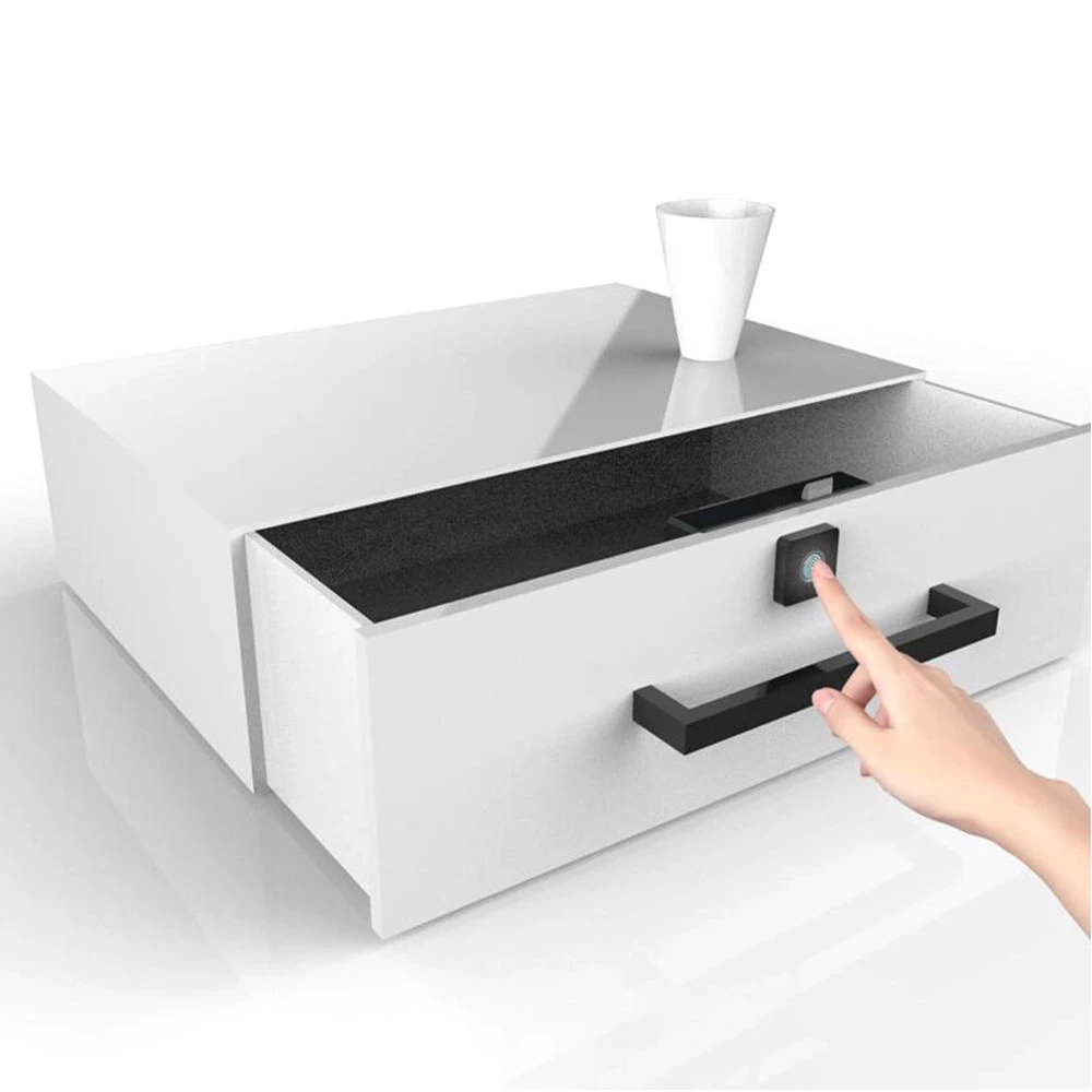 Portable Automatic Smart Fingerprint Electronic Lock Anti-theft Padlock Waterproof USB Charging Long Battery Life 360-degree Upgrade Chip 0.5s Recognition Luggage Suitcase Lock - Black - Image 5