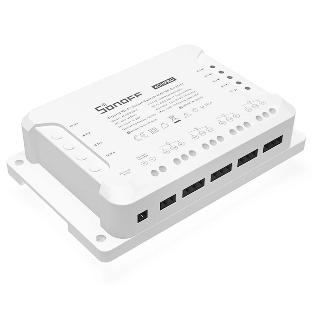 SONOFF 4CH PRO R3 4-gang Wi-Fi Smart Switch with RF Control - Image 2