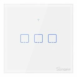 SONOFF T1EU3C-TX 3 Gang Smart WiFi Wall Light Switch Google Home/Alexa