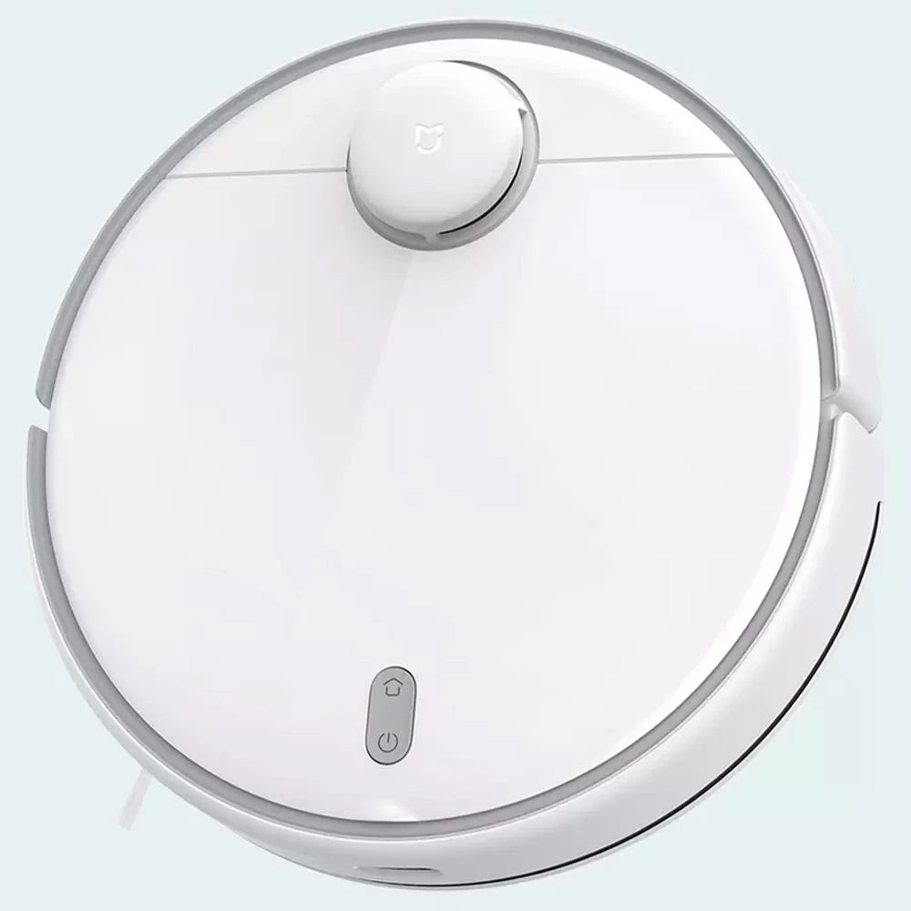 XIAOMI Mijia Robot Vacuum Cleaner 2 Sound Wave Vibration Mopping 2800Pa Suction Antibacterial Mop LDS Laser Navigation 3200mAh Battery APP Control - White