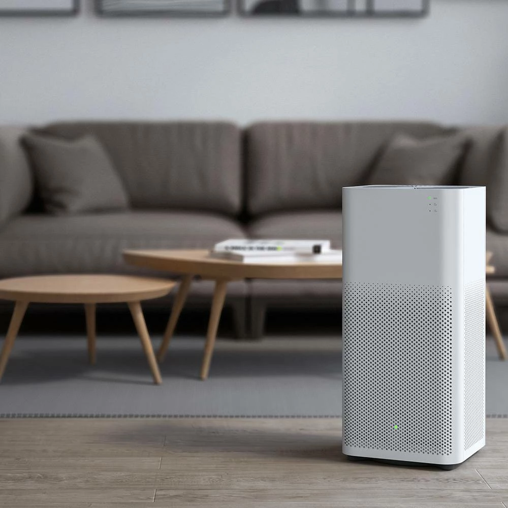 Xiaomi Mijia Air Purifier 2H HEPA Triple-layer Filter Formaldehyde Removal Real-time AQI Monitoring Google Assistant Amazon Alexa Voice Control Home Office Global Version - White - Image 6