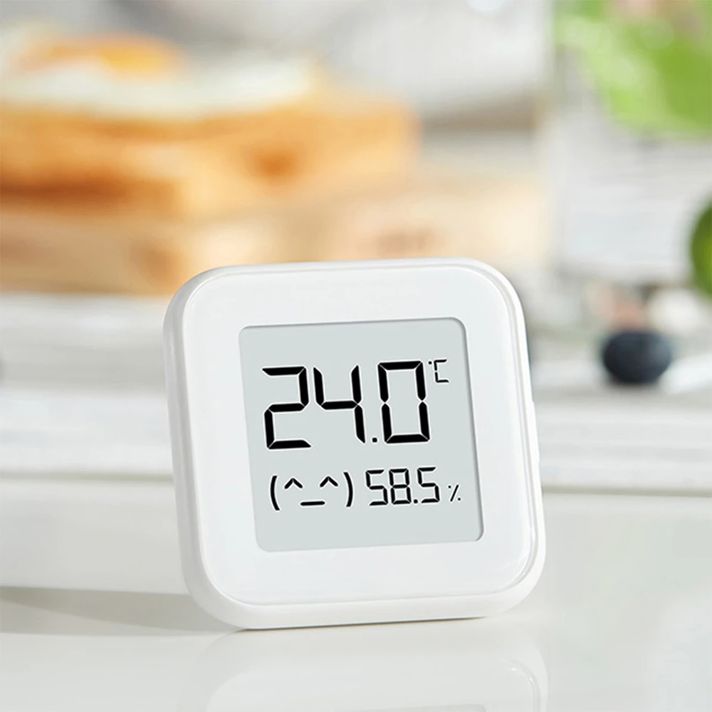 Xiaomi Mijia Bluetooth Thermometer Hygrometer, Ink Screen Smart Temperature Humidity Monitor, 2 Years Long Battery Life - White - Image 2