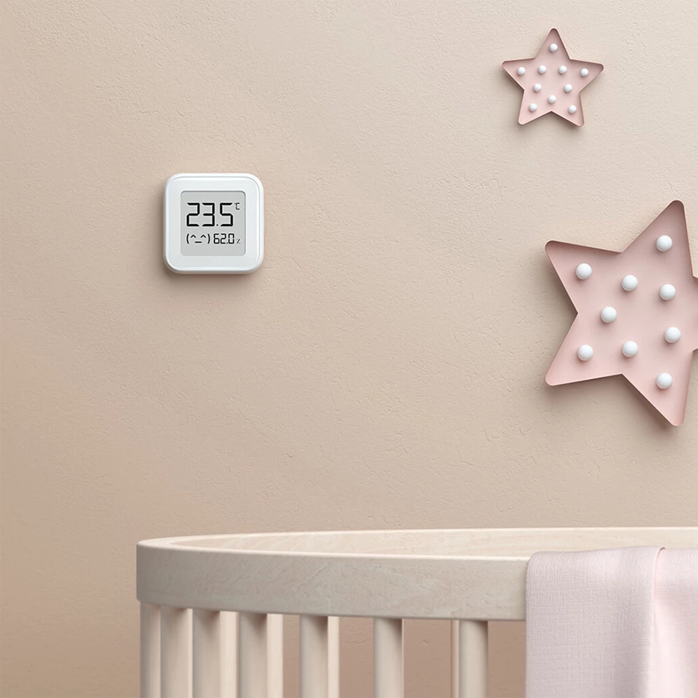 Xiaomi Mijia Bluetooth Thermometer Hygrometer, Ink Screen Smart Temperature Humidity Monitor, 2 Years Long Battery Life - White - Image 4