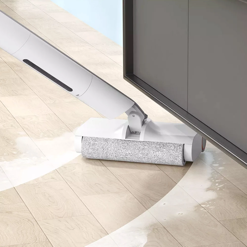 Xiaomi Mijia High-Speed Double Brush Wireless Electric Floor Mop with Frameless Design and One Button Auxiliary Cleaning - Image 3