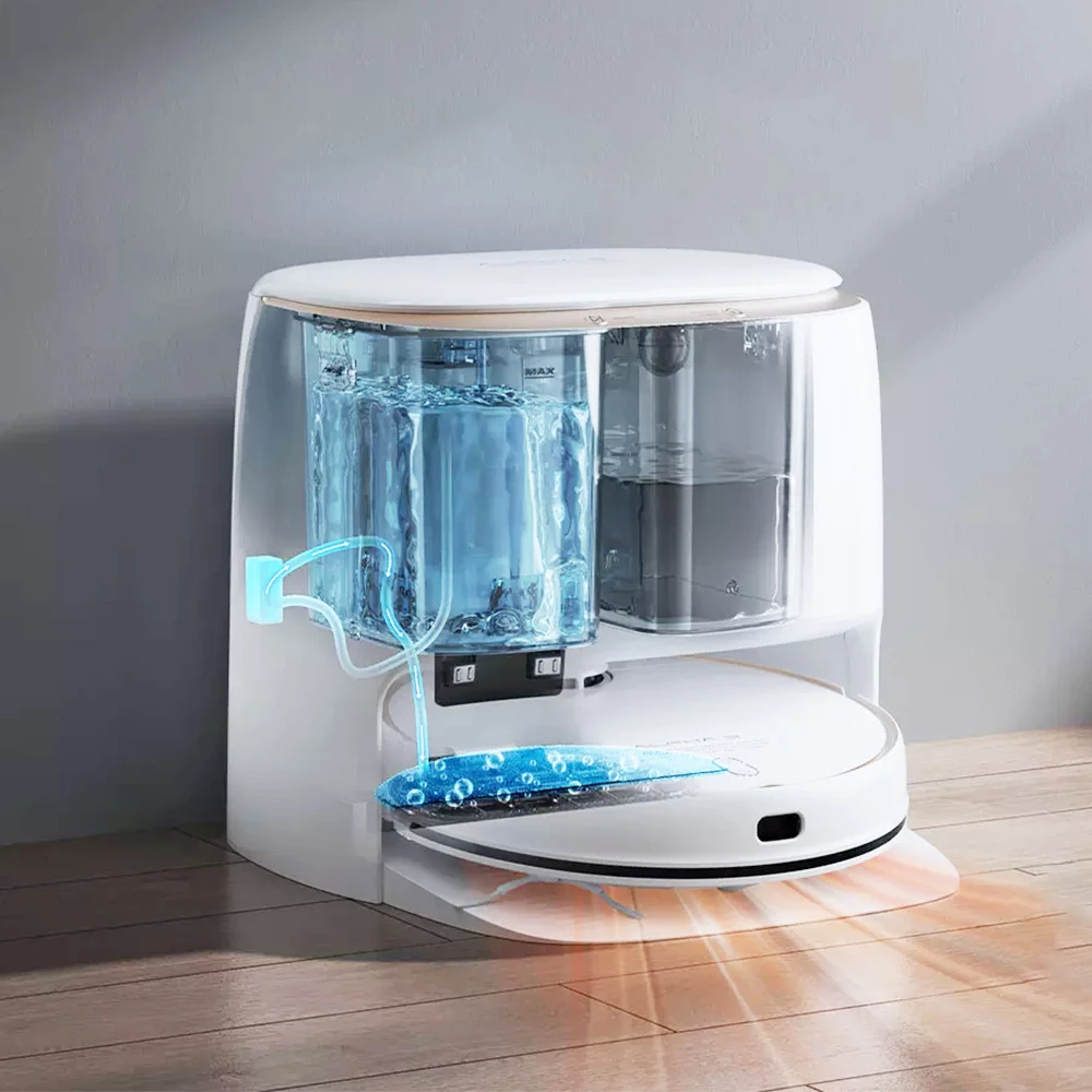 Xiaomi Viomi Alpha 3 AI Robot Vacuum Cleaner Efficient Self-Cleaning with DToF Navigation 3D Maps - White - Image 2