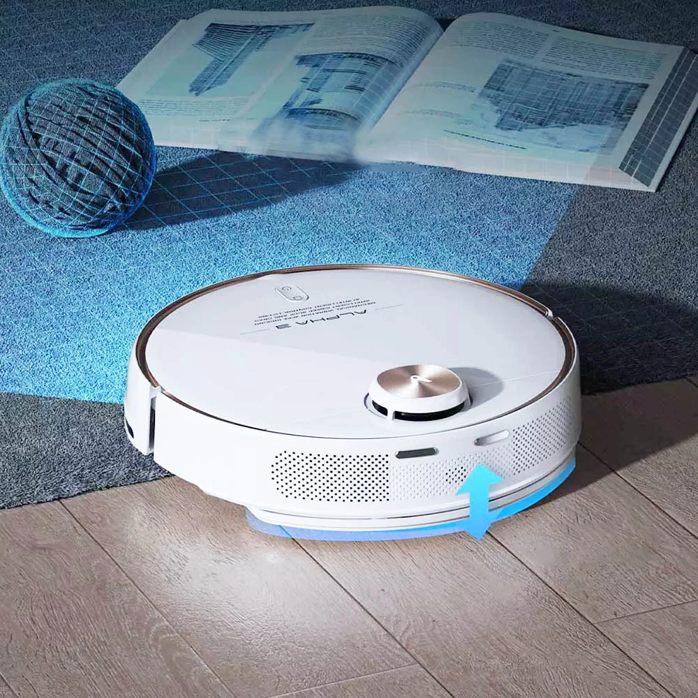 Xiaomi Viomi Alpha 3 AI Robot Vacuum Cleaner Efficient Self-Cleaning with DToF Navigation 3D Maps - White - Image 5