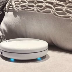 CleanseBot World's First Bacteria Dust Mites Killing Robot UV Light Sterilizer Sanitizer Disinfection Robot for Home Household Bed Sofa Travel (Sterilizing Rate 99.99%) - White