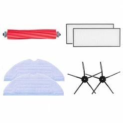 Original Roborock S7 Accessories Set Black (1 x Main Brush + 2 x Side Brush +2 x Mop Cloth + 2 x Filter)