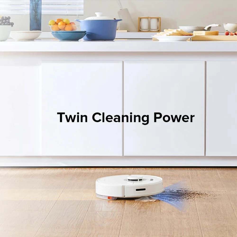 Roborock Q7 Max Robot Vacuum Cleaner 2 In 1 Vacuuming and Mopping 4200Pa Powerful Suction LDS Navigation 3D Mapping with 470ml Dustbin 350ml Water Tank 5200mAh Battery APP Control Upgrade for Roborock S5 Max - White - Image 4