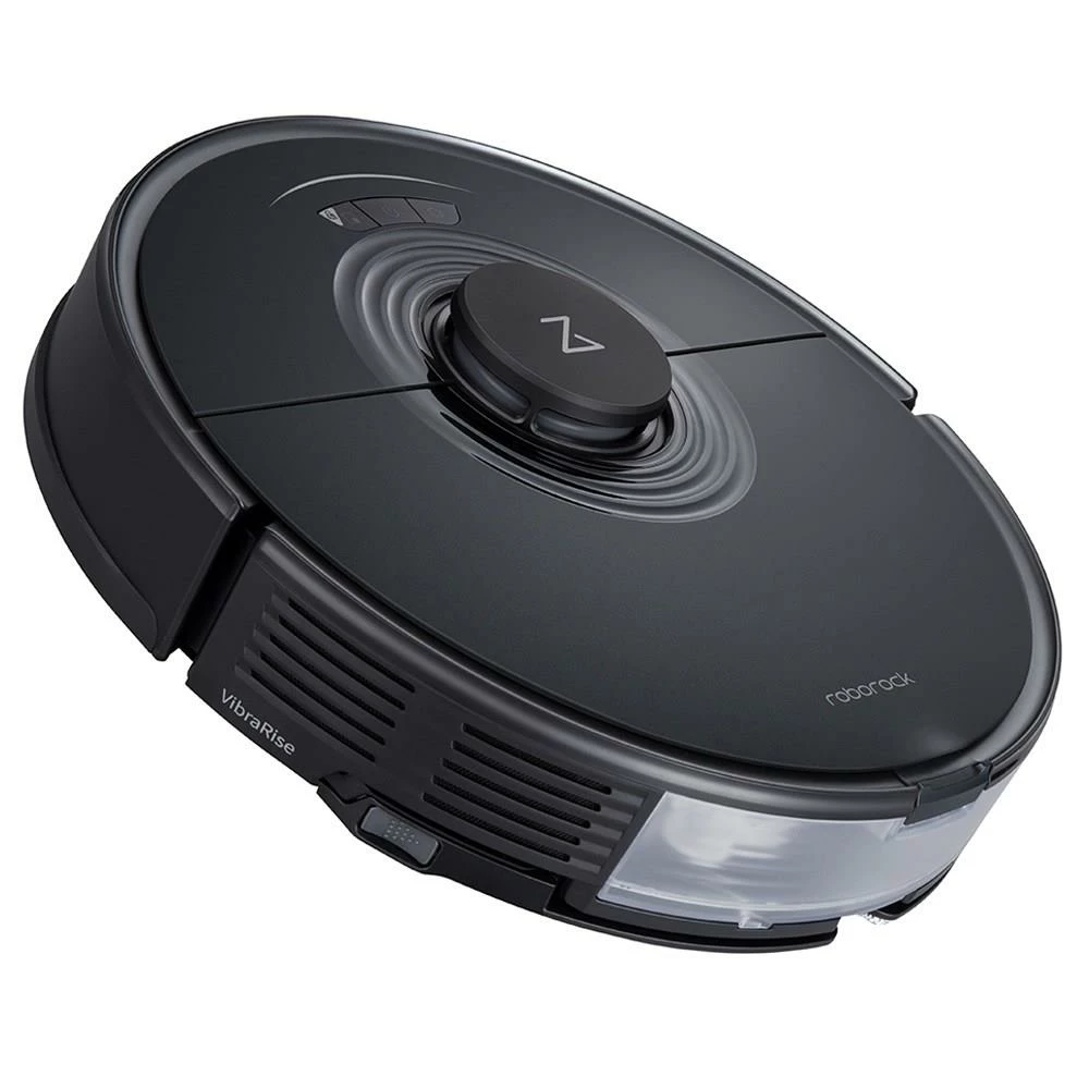 Roborock S7 Robot Vacuum Cleaner with Sonic Mopping Auto Mop Lifting 2500Pa Powerful Suction LiDAR Navigation Ultrasonic Carpet Recognition 5200mAh Battery 470ml Dustbin 300ml Water Tank Alexa APP Control for Pets Hair, Carpets and Hard Floor - Black - Image 2