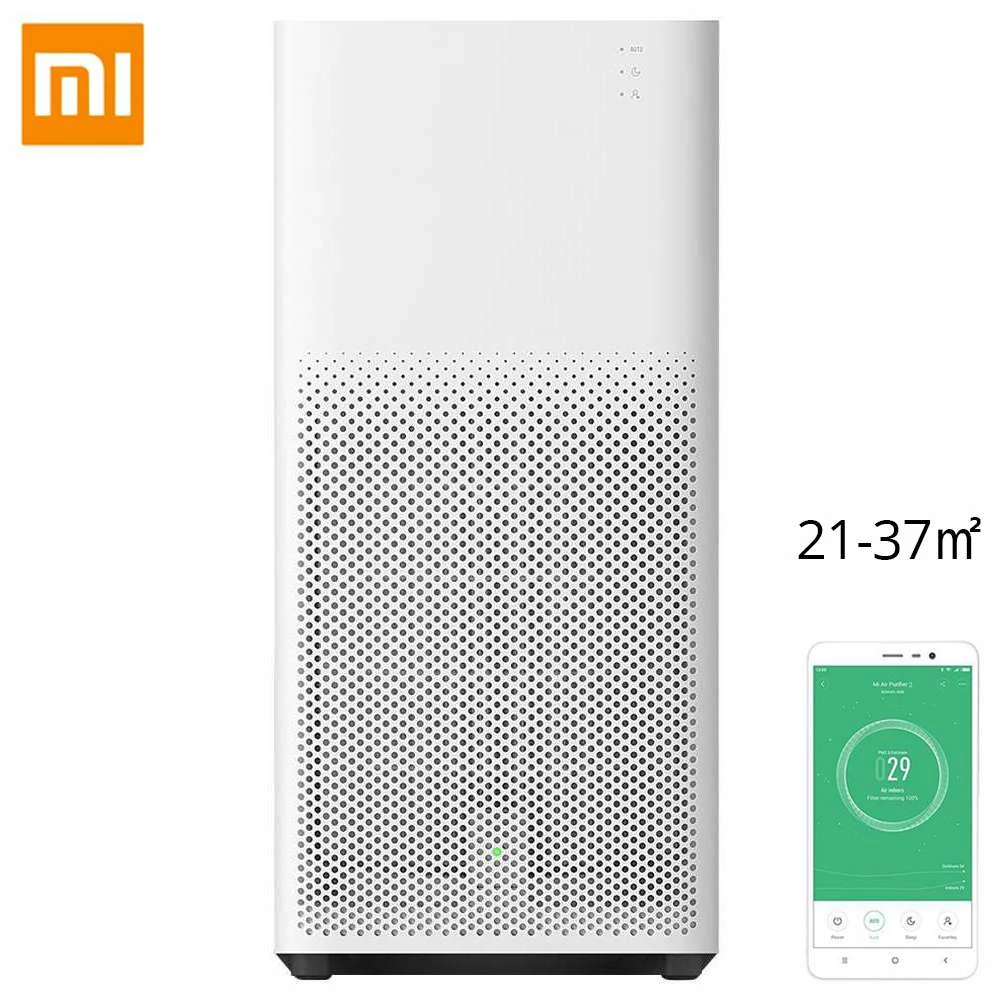 Xiaomi Mijia Air Purifier 2H HEPA Triple-layer Filter Formaldehyde Removal Real-time AQI Monitoring Google Assistant Amazon Alexa Voice Control Home Office Global Version - White