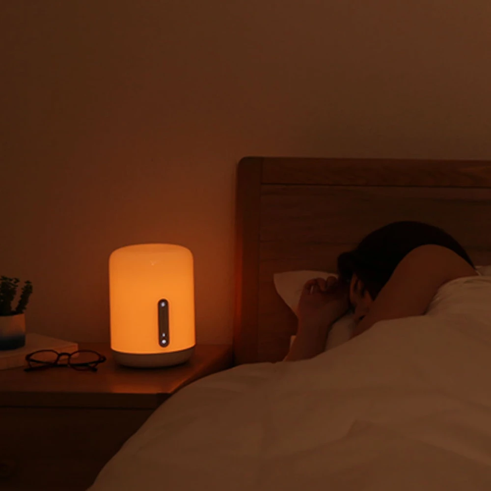 Xiaomi Mijia Bedside Lamp 2 Bluetooth WiFi Connection Touch Panel APP Control Works with Apple HomeKit Siri - White - Image 4