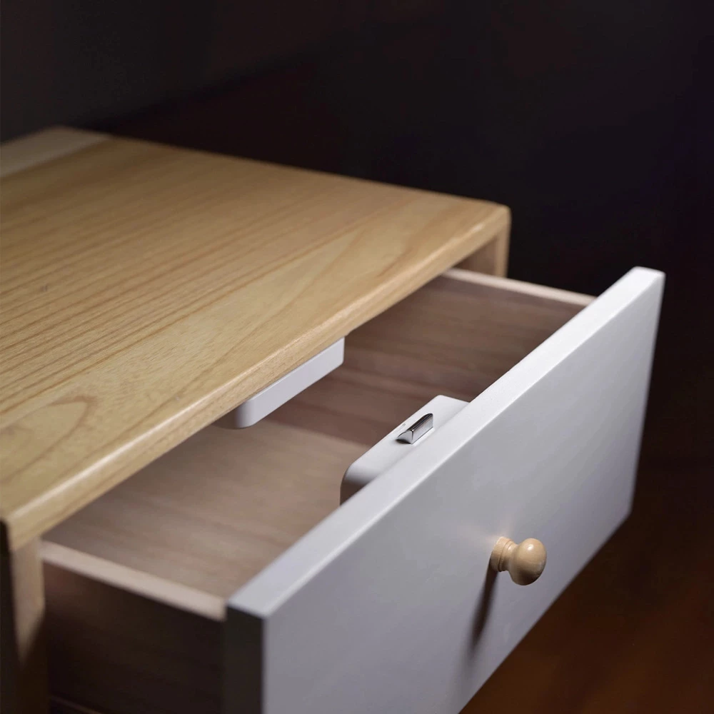 Xiaomi Yeelock Smart Drawer Cabinet Switch Electronic Key Bluetooth Unlock APP Remote Control - White - Image 6